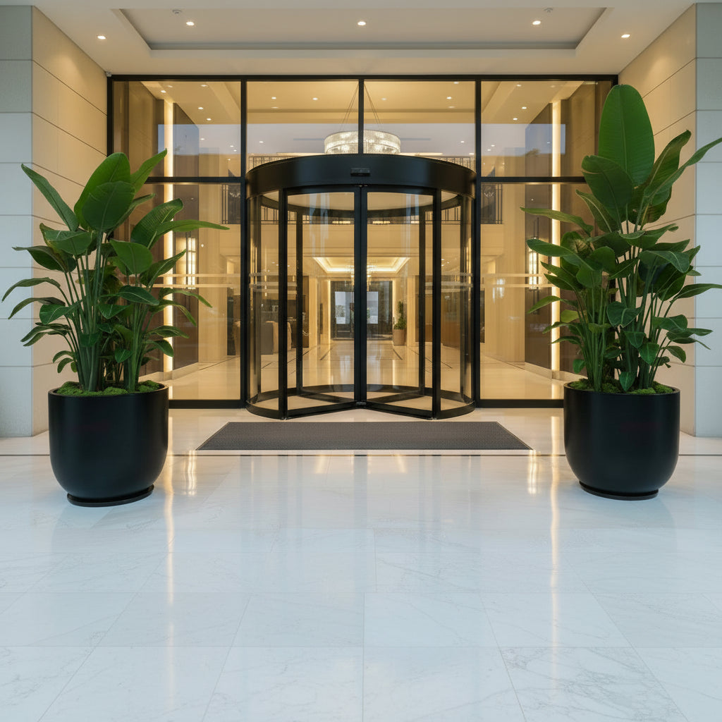 Luxurious olive tree planter 